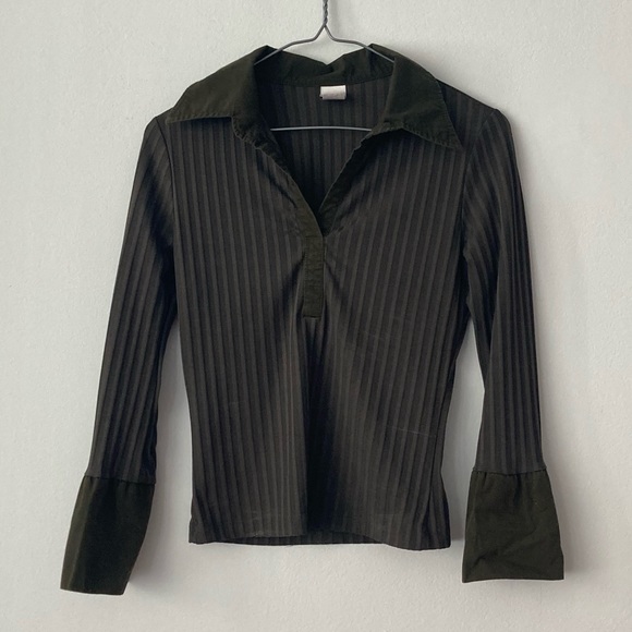 70s inspired fitted top - Picture 1 of 4